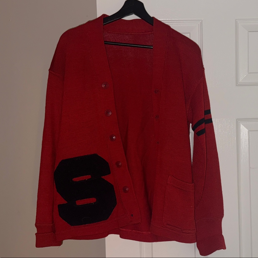 Vintage letterman sweater